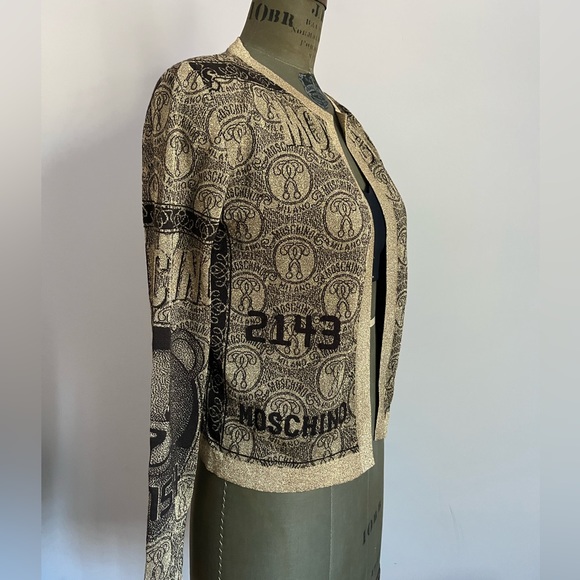 ❤️🔥RARE❤️🔥 Moschino Couture “Credit Card” Cardigan - Authentic Made in Italy - Picture 2 of 16